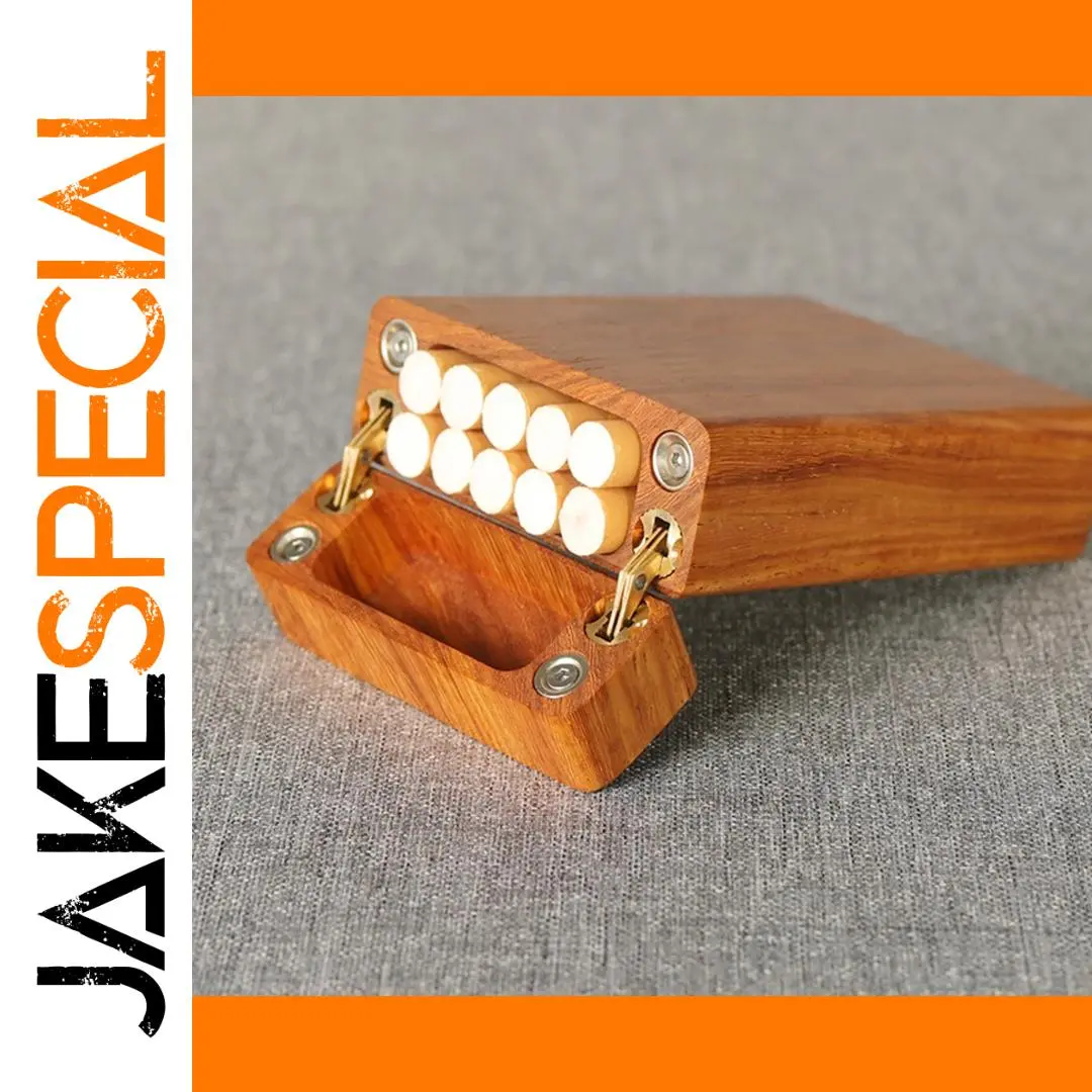 Rosewood Cigarette Storage Case by Leset 1 Rosewood Cigarette Storage Case by Leset