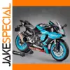 Vibrant Blue 1/9 Scale Racing Motorcycle Model