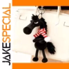 Plush Horse Keychain with Color Options
