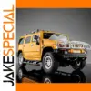 Vibrant Yellow 1:18 Hummer H2 Diecast Model