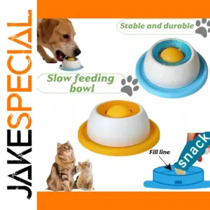Interactive Pet Licking Bowl for Dogs and Cats