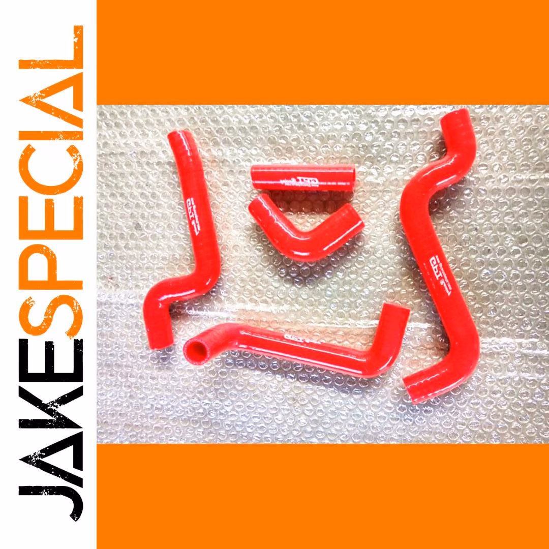 Bright Red Silicone Radiator Hose Kit for Aprilia RS125 1 Bright Red Silicone Radiator Hose Kit for Aprilia RS125