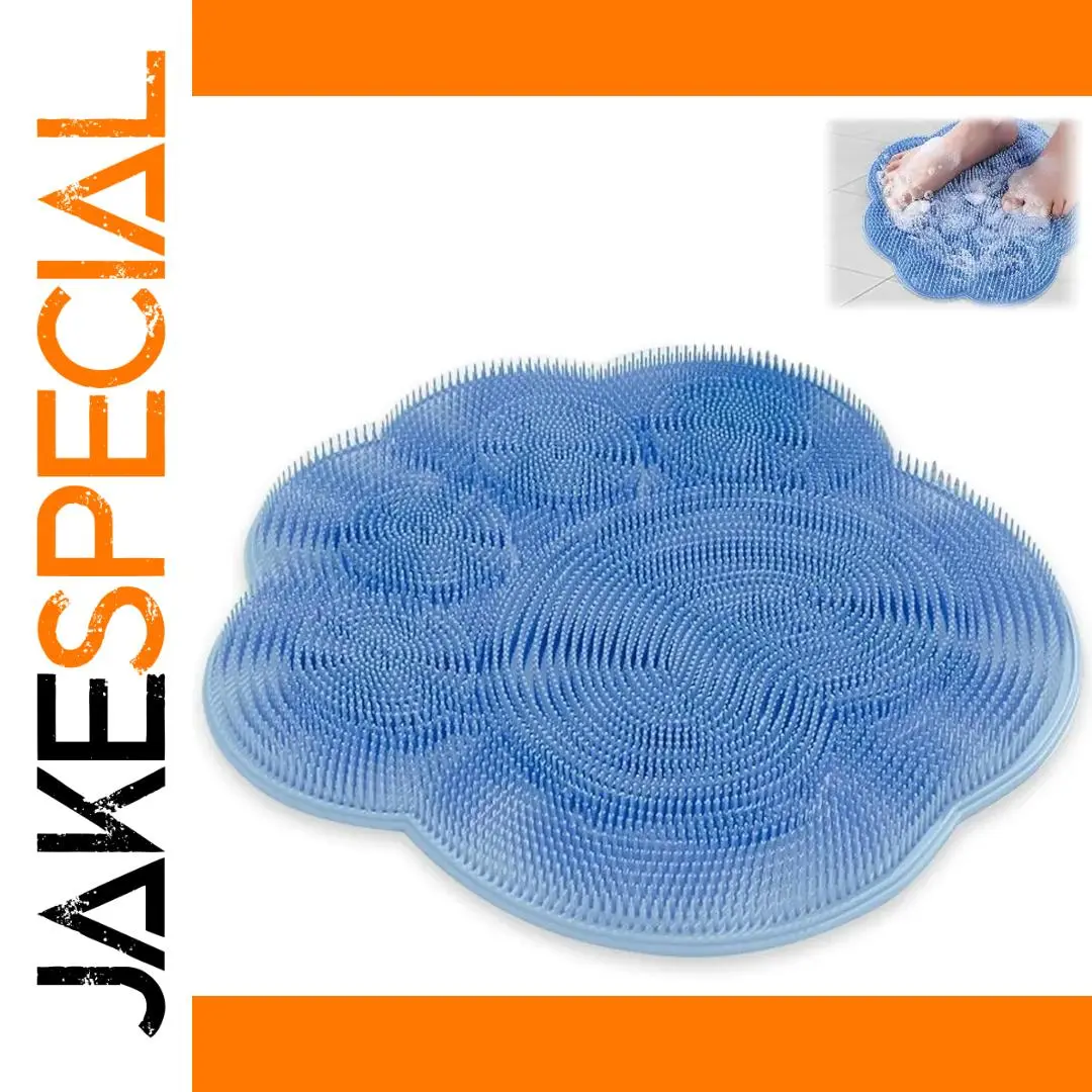 Blue Silicone Foot Basin Cleaning Pad 1 Blue Silicone Foot Basin Cleaning Pad
