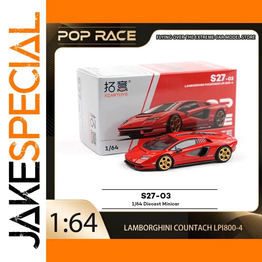 Red Lamborghini Countach LPI800-4 Diecast Model 1 Red Lamborghini Countach LPI800-4 Diecast Model