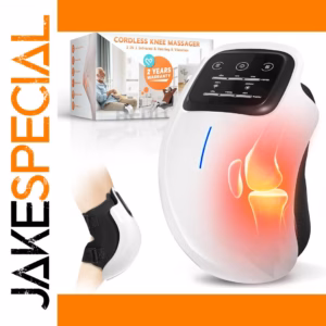 Cordless Knee Massager with Heat & Vibration