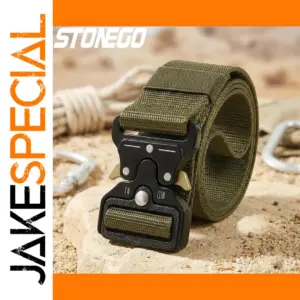 Men's Tactical Quick-Release Belt in Nylon Canvas