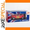 Vibrant Red Mini Cooper #177 Diecast Model