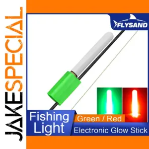 FlySAND Waterproof Fishing Rod Light, Green & Red