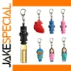 Colorful Healthcare Syringe Keychain with Bottle Opener