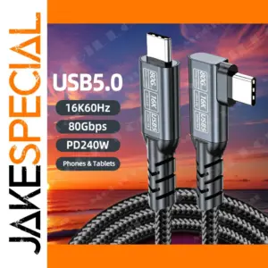 Thunderbolt 5 USB-C Data Cable 80Gbps 240W