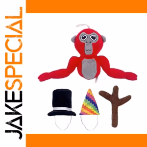 Red Plush Monkey Toy 20cm by LKCOMO