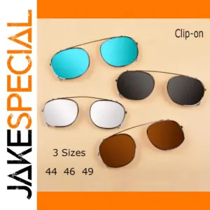 Belmonm Polarized Clip-On Sunglasses for Men & Women
