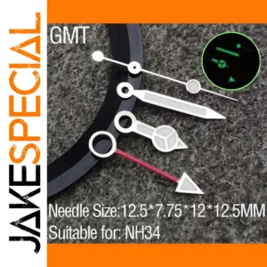NH34 GMT Watch Hands Set for Precision Timekeeping