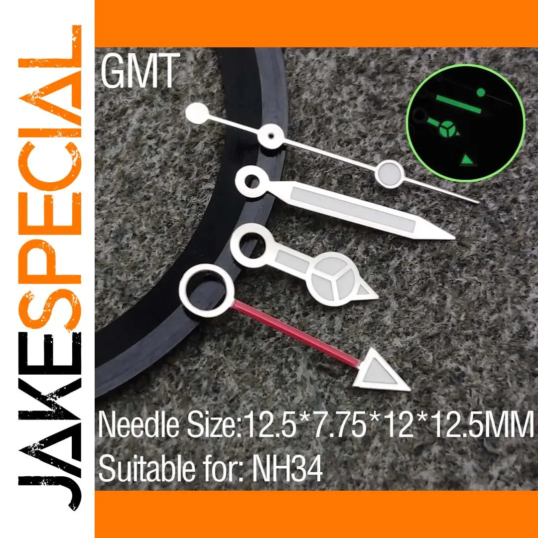 NH34 GMT Watch Hands Set for Precision Timekeeping 1 NH34 GMT Watch Hands Set for Precision Timekeeping