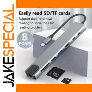 8-in-1 USB-C Hub with 4K HDMI and 87W Power