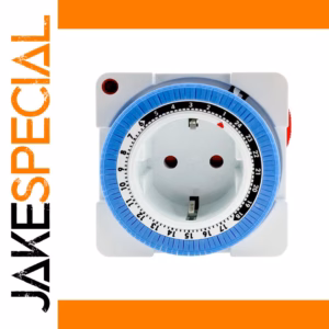 EU 24-Hour Mechanical Timer Switch 3600W