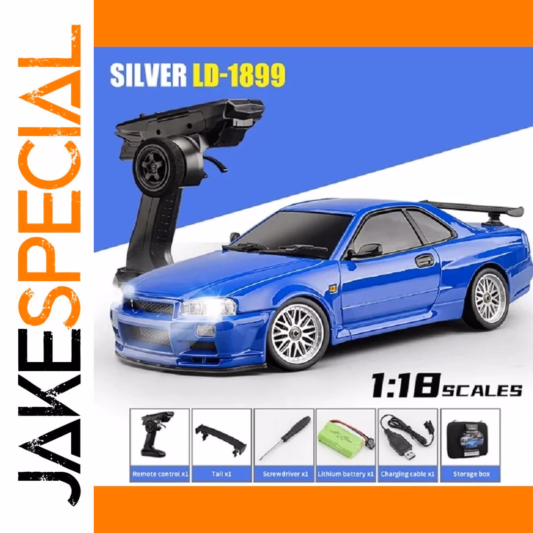 Blue LKCOMO 1:18 RC Drifting Car 1 Blue LKCOMO 1:18 RC Drifting Car