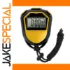 Yellow Sports Stopwatch with 7.6cm LCD