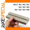 Super Strong Neodymium Magnets (4x1.5mm to 6x6mm)