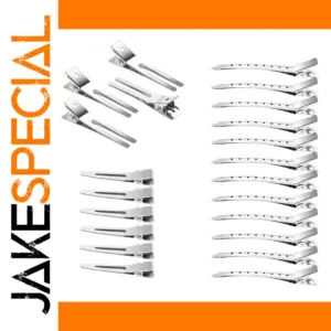 Stainless Steel Professional Hair Clips Set