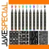 Vibrant 10-Color Face Paint Marker Set