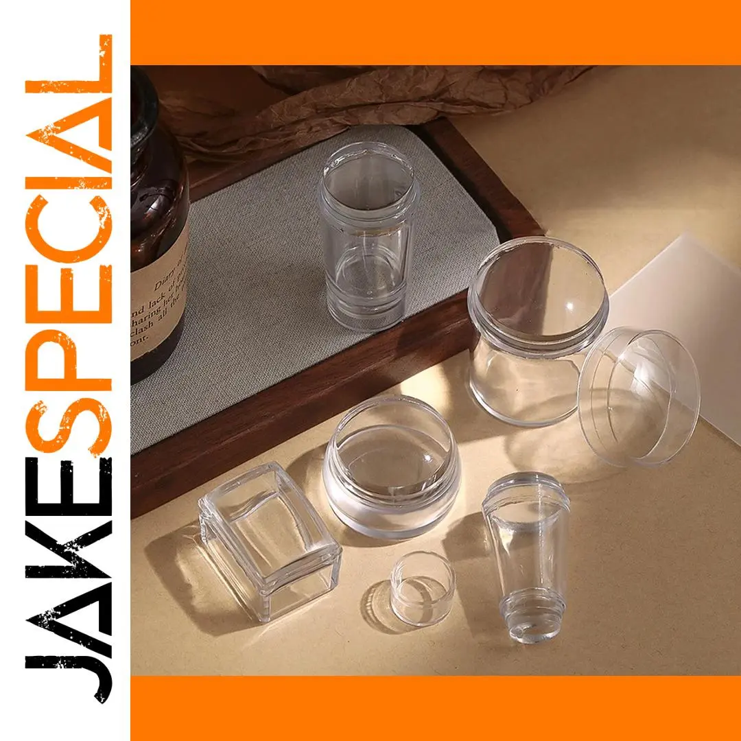 Transparent Silicone Nail Stamping Kit for Nails 1 Transparent Silicone Nail Stamping Kit for Nails