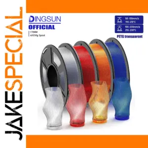 Vibrant PETG 3D Printing Filament Set