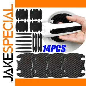 Carbon Fiber Protective Vehicle Stickers Set