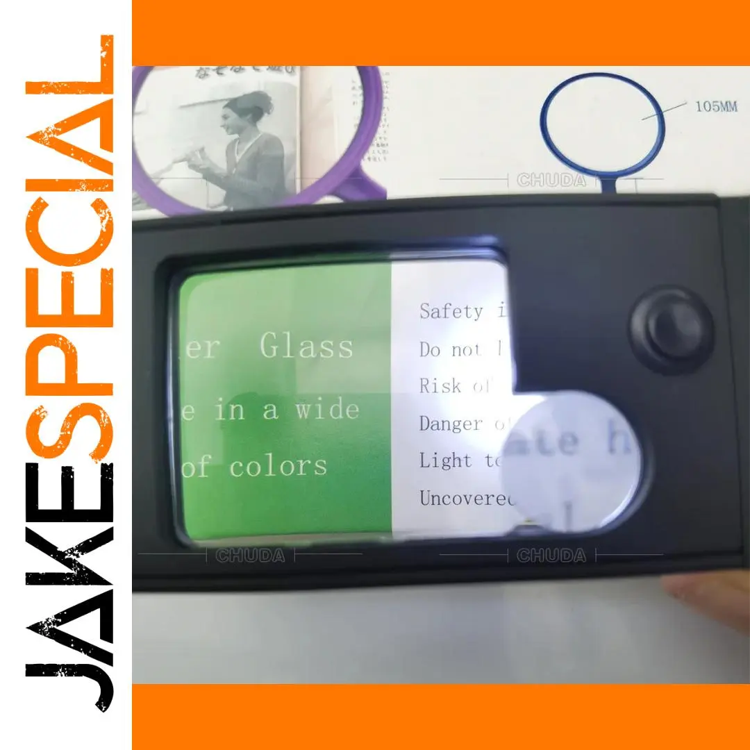 Portable Magnifying Glass with LED and Adjustable Zoom 1 Portable Magnifying Glass with LED and Adjustable Zoom