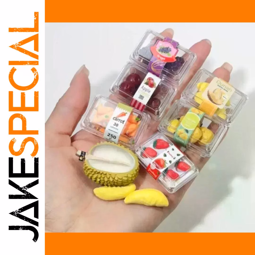 Miniature Food Set for Dolls and Photography 1 Miniature Food Set for Dolls and Photography