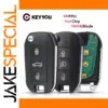 Peugeot Citroen Black Remote Key 433MHz ID46