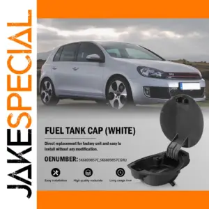 Volkswagen Golf MK6 GTI Matte Black Fuel Cap Cover
