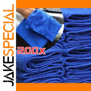 Blue Microfiber Car Cleaning Towels Set (100/200 pcs)