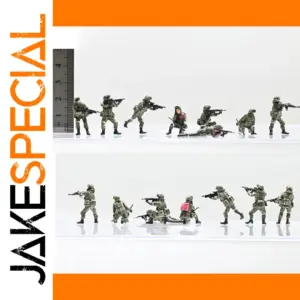 8-Pack 1/72 Scale Russian Combat Soldiers Set