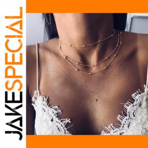 Boho Gold Layered Necklace for Women