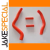 Red Silicone Radiator Hoses for Kawasaki KX125 2003-2008