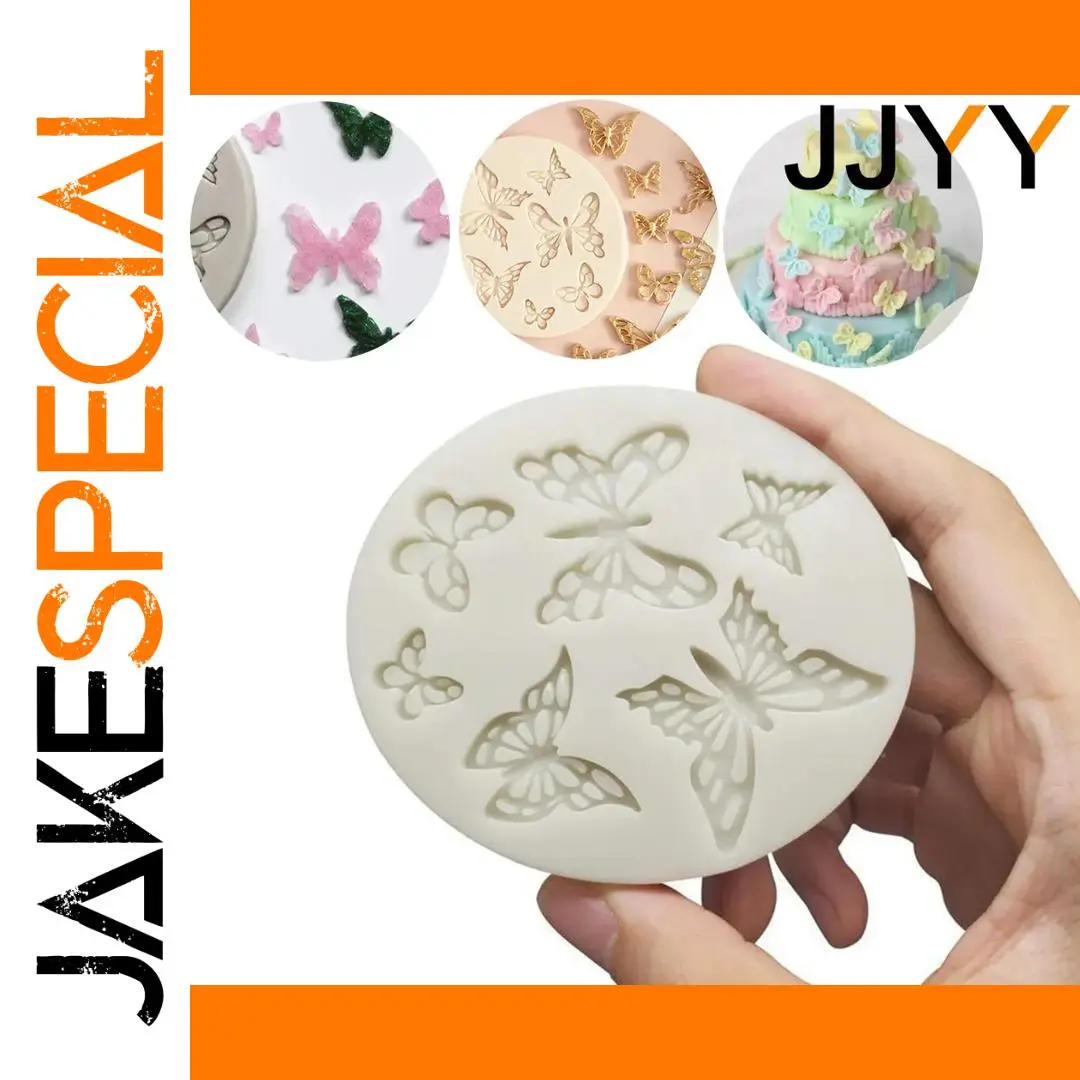 Elegant Butterfly Silicone Mold for Cakes and Crafts 1 Elegant Butterfly Silicone Mold for Cakes and Crafts