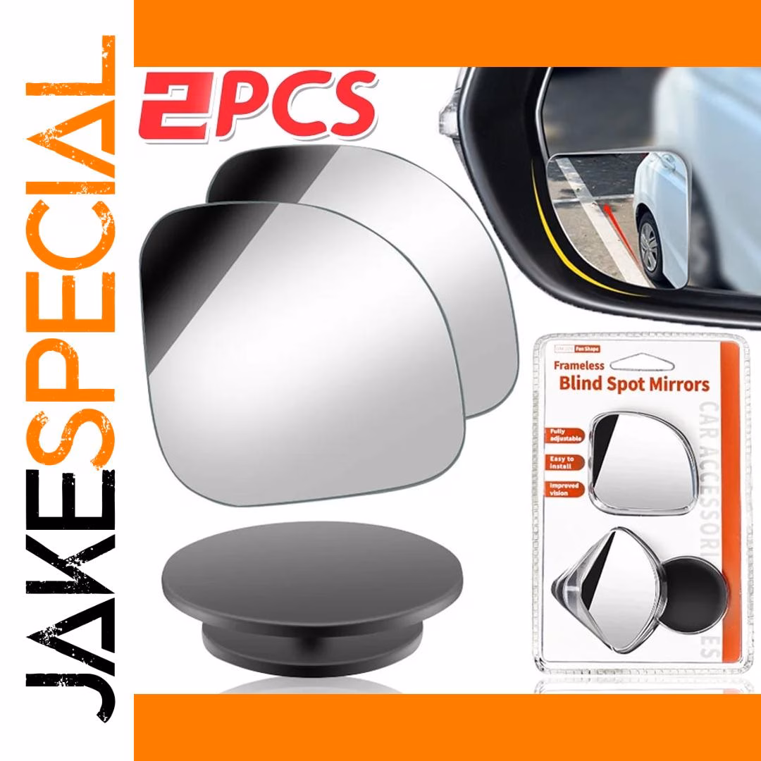 Frameless Car Blind Spot Mirror Set 1 Frameless Car Blind Spot Mirror Set