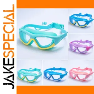 Colorful Kids' Swimming Goggles with Anti-Fog Lenses