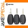 Black Car Key Shell Case for Renault Models