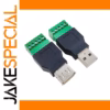 USB 2.0 Solderless Connector Set with 3 Configurations