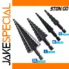High-Speed Steel Nitrided Step Drill Bit Set