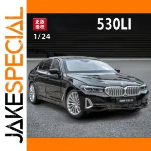1:24 Scale Black BMW 530Li Diecast Model