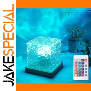 Crystal Night Light with Aurora Effects
