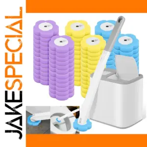 Modern Eco-Friendly Toilet Brush Replacement Kit
