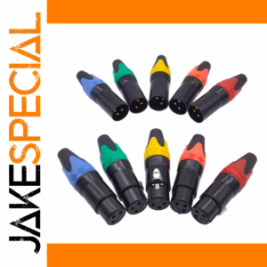 Color-Coded XLR Connectors Set for Audio Devices