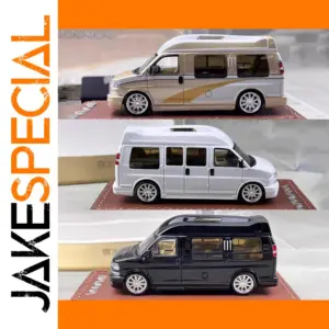 GMC Savana 1/64 Scale Diecast Model in Three Finishes