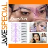 Reusable Eyebrow Stencil Set with 8 Designs