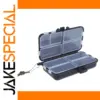 Compact 9-Compartment Fishing Tackle Box