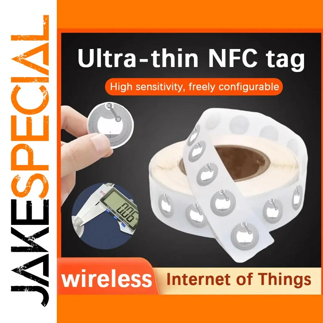 Slim 25mm NFC Tag Roll with 50 Stickers 1 Slim 25mm NFC Tag Roll with 50 Stickers